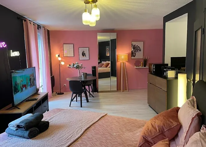Superb For 4 People, Center - Auto Museum Apartamento Mulhouse